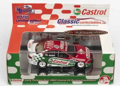 HOLDEN: A NOS 1:43 scale Classic Carlectables Holden VX Commodore Larry Perkins #11 2002 "Castrol" die-cast model
