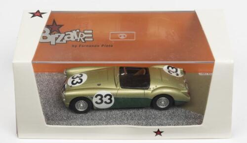 MG: A NOS 1:43 scale model Bizarre MG Twin Cam #33 1959 Le Mans