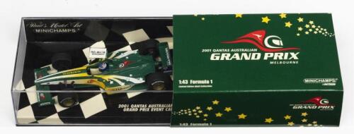 FORMULA 1: A NOS 1:43 scale Minichamps 2001 Qantas Australian Grand Prix Commemorative Event Car die-cast model