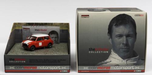 MINI: A NOS 1:43 scale Corgi Mini 1275cc 1984 Colin McRae Motorsport - The Tribute Collection die-cast model