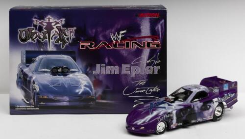 PONTIAC: A NOS 1:24 scale Action Racing Collectables Pontiac 2000 Jim Epler WWF Funny Car "Undertaker" die-cast model