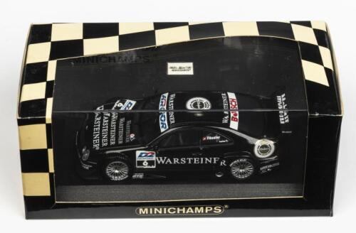MERCEDES-BENZ: A NOS 1:43 scale Minichamps Mercedes-Benz CLK DTM M. Faessler #6 2000 Team AMG die-cast model