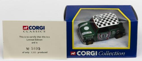 MINI: A NOS 1:36 scale Corgi Mini 1996 24 hour Nurburgring #87 die-cast model with numbered certificate