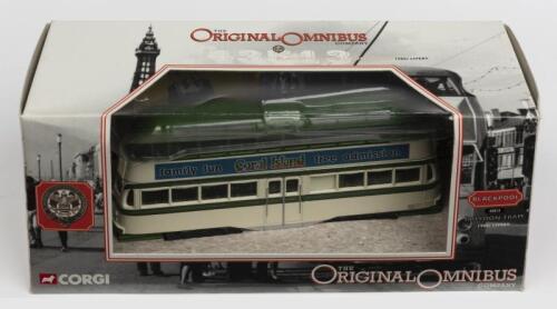 CORGI: A NOS 1:76 scale Corgi Blackpool Corporation Transport "Coral Island" Balloon Tram die-cast model