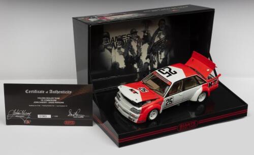 HOLDEN: A NOS 1:18 scale Biante Holden VK Commodore #25 John Harvey/David Parsons 1984 Bathurst "Holden Dealer Team" signed numbered certificate die-cast model