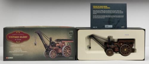 FOWLER: A NOS 1:50 scale Corgi Fowler Steam Crane Engine "H. L Crane" die-cast model with Numbered Certificate