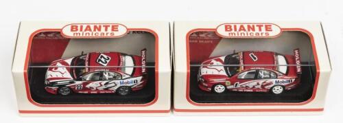 HOLDEN: Two NOS 1:64 scale Biante Holden VY Commodore Supercars:- Mark Skaife & Todd Kelly die-cast models