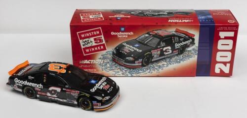 CHEVROLET: A NOS 1:24 scale Action Collectibles Chevrolet Stock Car #3 Dale Earnhardt 2001 "Goodwrench" die-cast model