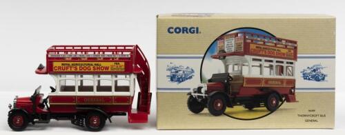 THORNYCROFT: A NOS Corgi Thornycroft Bus "General" die-cast model