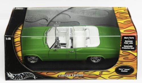 HOT WHEELS: A NOS 1:18 scale Hot Wheels Chevrolet Impala Convertible Modified die-cast model