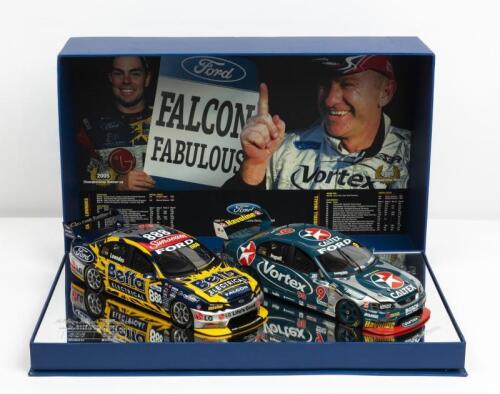 FORD: A NOS 1:18 scale Classic Carlectables 2005 V8 Supercar Championship Series Ford 1 - 2 Finish Set Numbered 326/800 Die-cast models