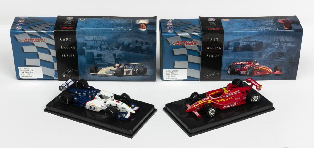 CART RACING: Two NOS 1:43 scale Action Collectables Champ Cars M