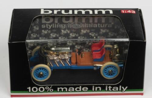 DARRACQ: A NOS 1:43 scale Brumm Darracq V8 1905 Speed Record 175.422 km/h die-cast model