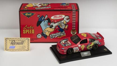FORD: A NOS 1:18 scale Revell Ford Taurus 1998 Cartoon Network Wacky Racing Lake Speed #9 die-cast model with Certificate of Authenticity 1 of 505