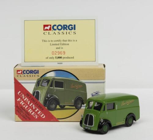 MORRIS: A NOS Corgi Morris J Van "Southdown" die-cast model with Numbered Certificate