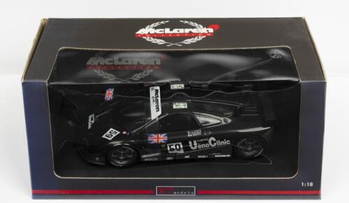 McLAREN: A NOS 1:18 scale UT Models McLaren F1 GTR Lehto/Dalmas/Sekiya #59 1995 Le Mans Winner "Ueno Clinic" die-cast model