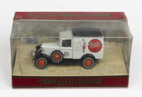 MATCHBOX: A NOS Matchbox Models of Yesteryear Y22 Model A 1930 Ford Van "Pratts" die-cast model