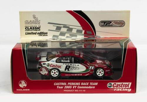 HOLDEN: A NOS 1:43 scale Classic Carlectables Holden VY Commodore Supercar 2005 Steven Richards #11 "Castrol" die-cast model with Certificate of Authenticity numbered 0701/1251