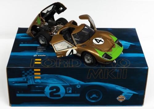 FORD: A NOS 1:18 scale model Exoto Ford GT40 Mk II #4 1966 Le Mans Mark Donohue/Paul Hawkins die-cast model