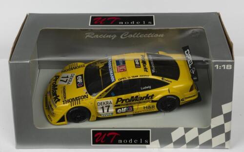 OPEL: A NOS 1:18 scale UT Models Opel Calibra DTM Team Zakspeed K. Ludwig #17 "Promarkt"die-cast model