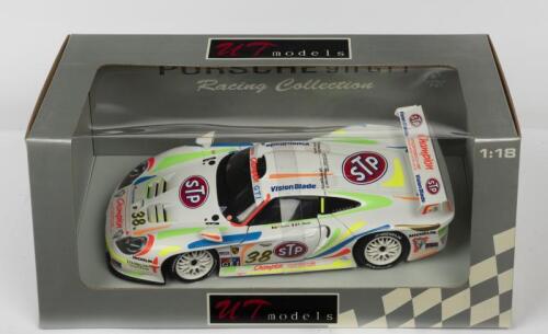 PORSCHE: A NOS 1:18 scale UT Models Porsche 911 GT1 USRRC 1998 Boutsen/Kelleners #38 "STP"die-cast model