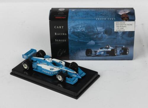 CART RACING: A NOS 1:43 scale Action Collectibles Champ Car Reynard Forsythe Racing #99 Greg Moore 1999 "Indeck" die-cast model