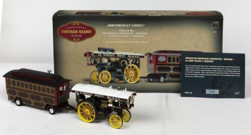 FOWLER: A NOS 1:50 scale Corgi Fowler B6 Showmans Locomotive with Caravan "Le Circuit Mont Blanc" die-cast model with Numbered Certificate