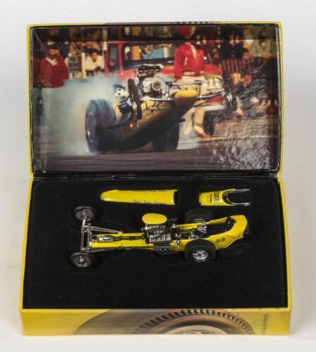 DRAGSTER: A NOS 1:43 scale GMP Greer/Black/Prudhomme "Greer Machinery Special" Dragster die-cast model