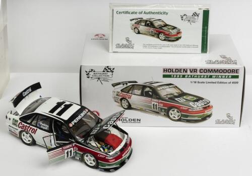 HOLDEN: A NOS 1:18 scale Classic Carlectables Holden VR Commodore Perkins/Ingall #11 1995 Bathurst Winner "Castrol" die-cast model with Certificate of Authenticity