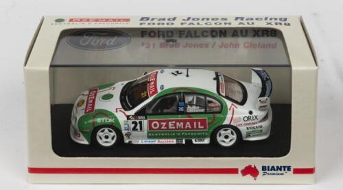 FORD: A NOS 1:43 scale Biante Ford AU Falcon Supercar Bathurst 2001 Jones/Cleland #21 "Ozemail" die-cast model with numbered Certificate of Authenticity