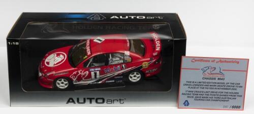 HOLDEN: A NOS 1:18 scale Autoart Holden VT Commodore #1 Lowndes/Skaife 2000 Bathurst "Mobil" with numbered certificate of Authenticity die-cast model