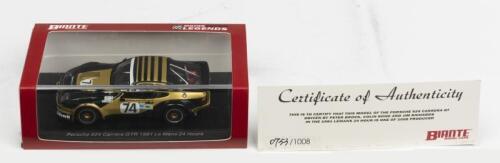 PORSCHE: A NOS 1:43 scale Biante Porsche 924 Carrera GT 1981 Le Mans Peter Brock/Colin Bond/Jim Richards #74 model with Certificate of Authenticity numbered 0753/1009