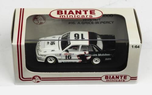 HOLDEN: A NOS 1:64 scale Biante Holden Commodore VL Group A SS #16 Grice/Percy 1990 BATHURST WINNERS "Telecom Mobiles" die-cast model