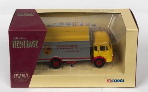 CORGI: A NOS 1:50 scale Corgi Unic Saverne Fourgon "Philips" die-cast model with Numbered Certificate
