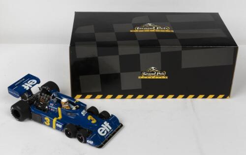 TYRRELL: A NOS 1:18 scale Exoto Tyrrell P34 #3 Jody Scheckter 1976 "ELF" Winner Swedish GP die-cast model