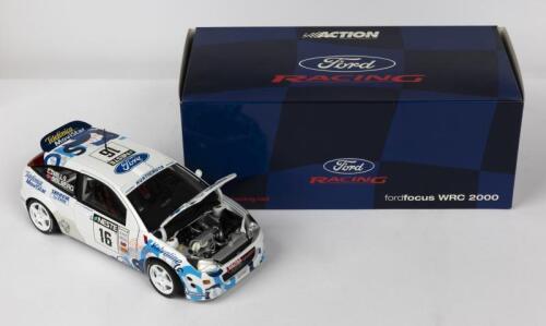 FORD: A NOS 1:18 scale Action Models Ford Focus WRC 2000 P Solberg #16 "Valvoline" Rally Finland die-cast model