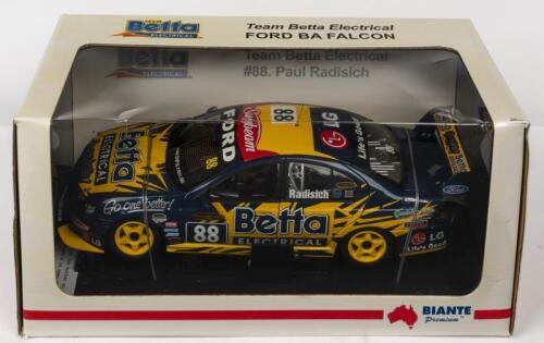 FORD: A NOS 1:18 scale Biante Ford BA Falcon 2004 Supercar "Team Betta Electrical" Paul Radisich #88 die-cast model