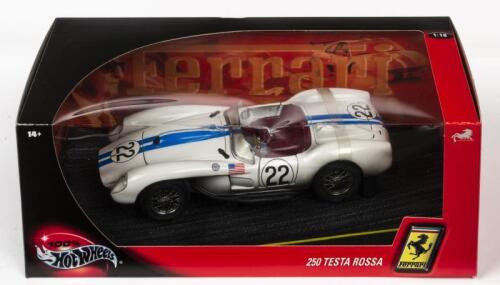 FERRARI: A NOS 1:18 scale Hot Wheels Ferrari 250 Testa Rossa #22 die-cast model