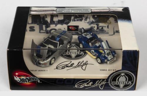 HOT WHEELS: A NOS Hot Wheels Twin Set - "Carroll Shelby" comprising Shelby Series 1 & Cobra 427 S/C #98 die-cast models