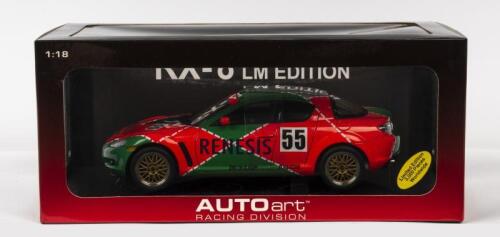 MAZDA: A NOS 1:18 scale Autoart Mazda RX-8 LM Edition #55 "Renesis" die-cast model