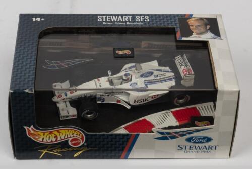 FORMULA 1: A NOS 1:43 scale Hot Wheels Formula 1 Stewart SF3 Rubens Barrichello #16 die-cast model