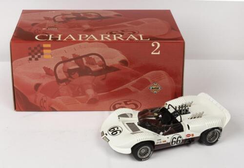 CHAPARRAL: A NOS 1:18 scale Exoto #19141 Chaparral 2 Hall/Sharp/Jennings #65 Second Place Road America USRRC, die-cast model