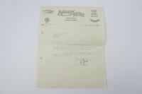 ASTON MARTIN: An original 1938 Aston Martin 15/98 brochure. - 15