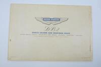 DB2: An original Aston Martin DB2 sales brochure. - 5