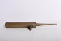 ENOTS: An original brass Enot High Pressure Oil Can - No.10A, with release button