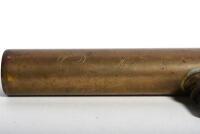 ENOTS: An original brass Enot High Pressure Oil Can - No.10A, with release button - 2