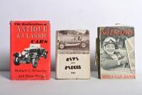 MOTORING NOVELS: Three period hardcover motoring novels. 1943 edition of 'BITS AND PIECES' by Prince Birabongse of Thailand