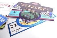 BUGATTI CLUB AUSTRALIA: A group of seven BUGATTI CLUB AUSTRALIA event plate placards. Placards with event titles from various Australian states held over a number of years - 2