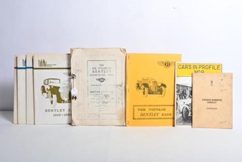 BENTLEY: Nine Bentley related publications. 'BENTLEY CARS '1919 - 1929', '1934 - 1939 (2 copies)', '1940 - 1945' by BROOKLANDS BOOKS