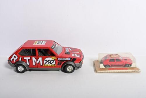 FIAT: Two Fiat Ritmo models including a 1:24 scale Bburago Fiat Ritmo Abarth (0168) & Majorette Fiat Ritmo Abarth